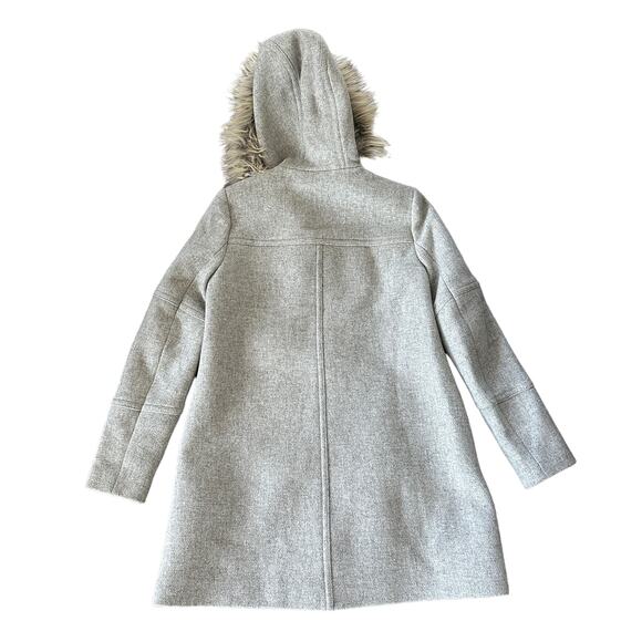 J. Crew Chateau Parka Italian Wool Stadium Cloth Grey - Picture 4 of 13